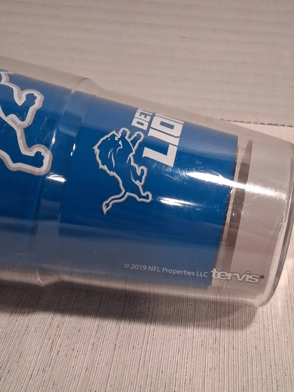 NWOT Detroit Lions NFL double wall hot cold drink tumbler Tervis travel cup